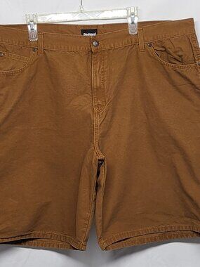 DieHard Mens Cargo Shorts Size 44 Brown Canvas 100% Cotton